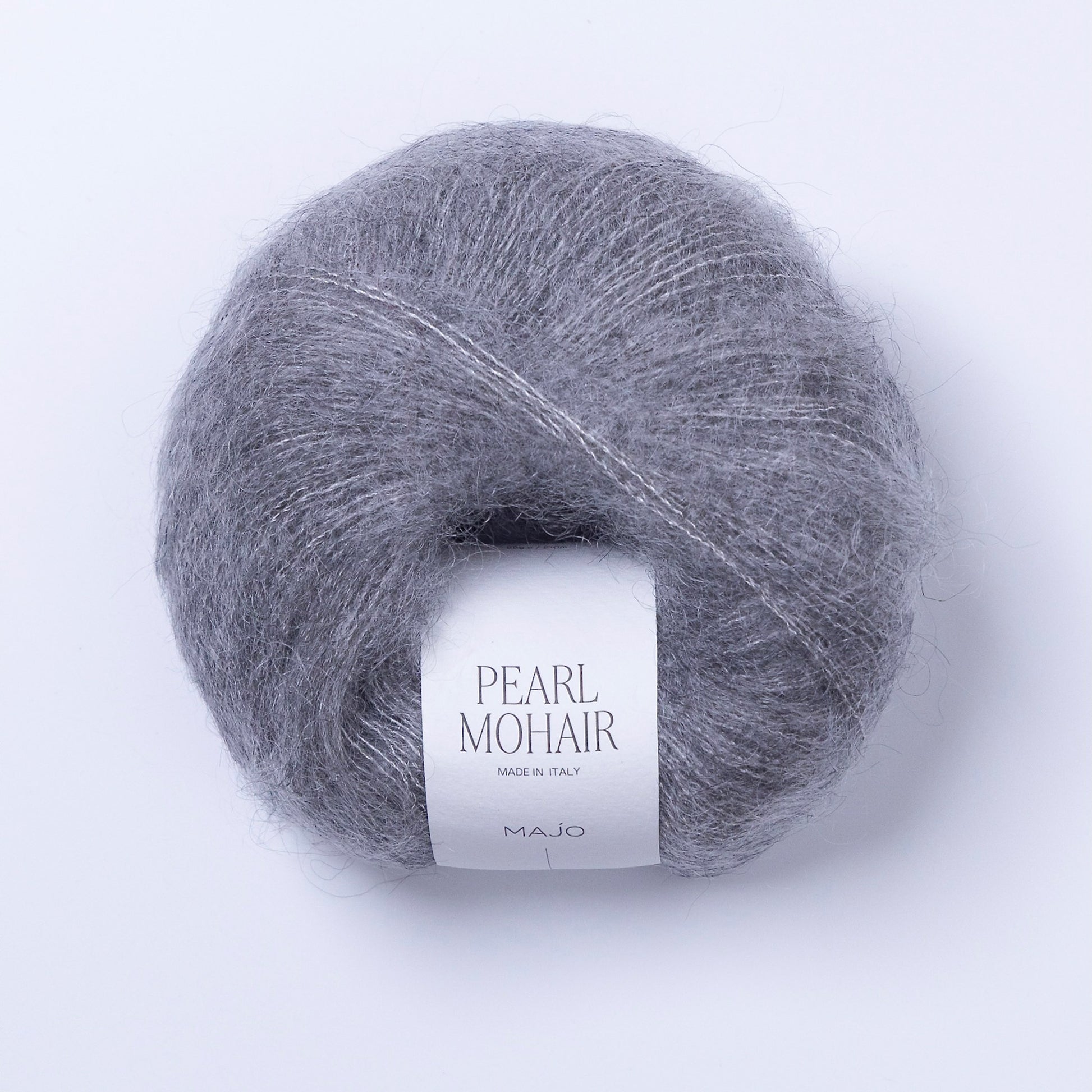 Pelote de Pearl Mohair de Majo Garn, coloris 601 Slate