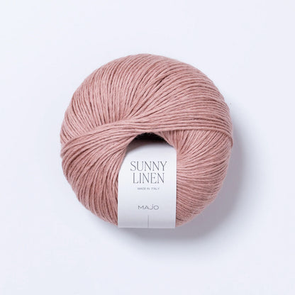 Pelote de Sunny Linen de Majo Garn coloris 215 Sakura