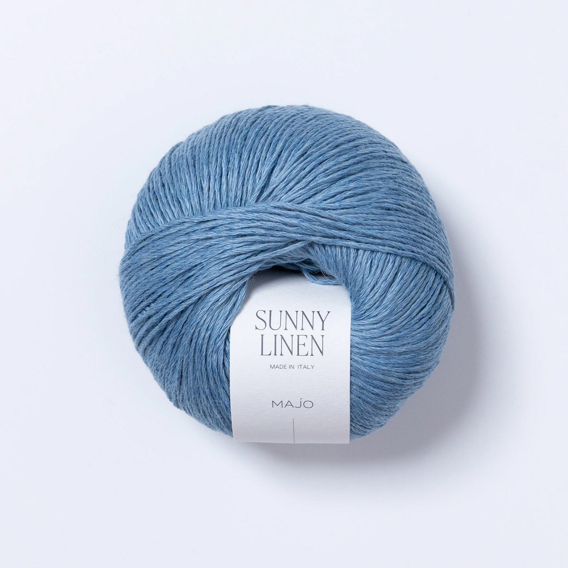 Pelote de Sunny Linen de Majo Garn coloris 520 Lagoon