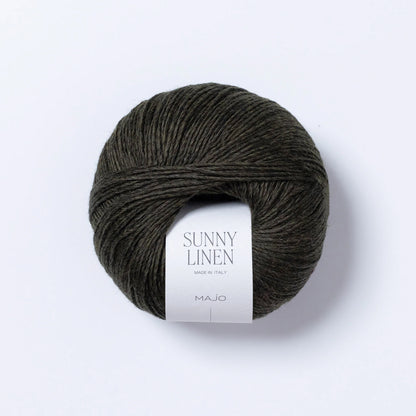 Pelote de Sunny Linen de Majo Garn coloris 709 Khaki