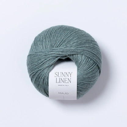 Pelote de Sunny Linen de Majo Garn coloris 710 Sage