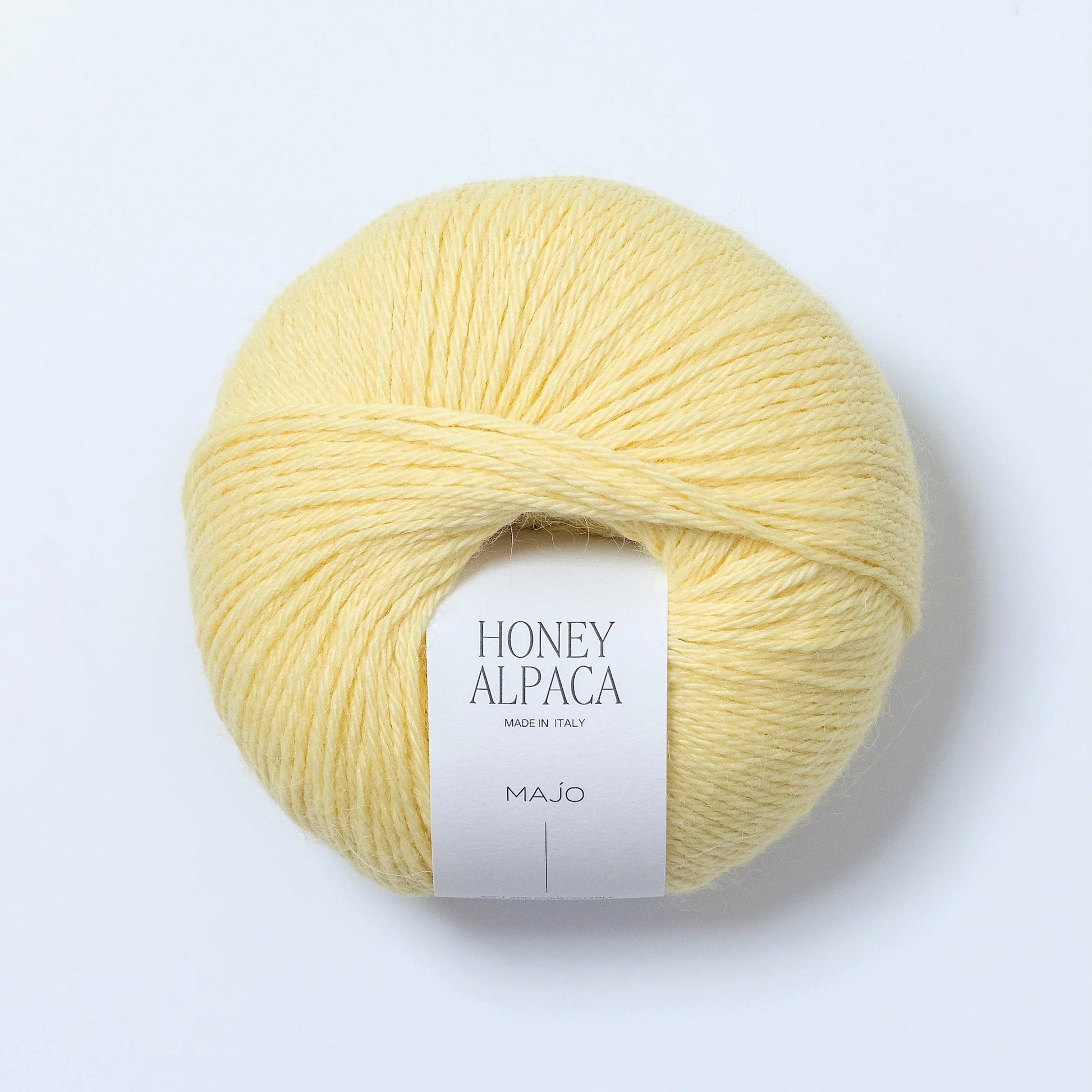 Pelote de Honey Alpaca de Majo Garn coloris 308 Banana