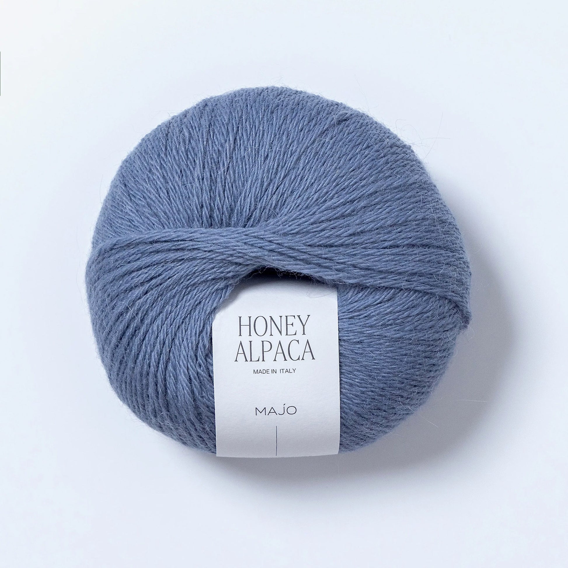 Pelote de Honey Alpaca de Majo Garn coloris 518 Frost Blue
