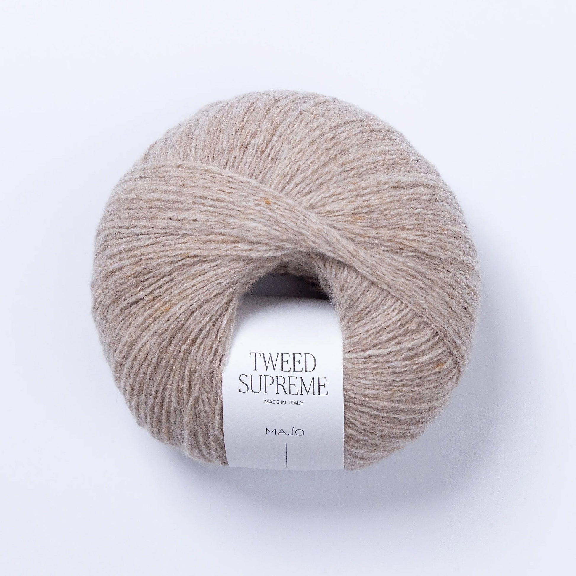 Pelote de Tweed Supreme de Majo Garn coloris 108 Linen