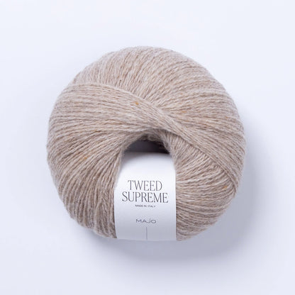 Pelote de Tweed Supreme de Majo Garn coloris 108 Linen