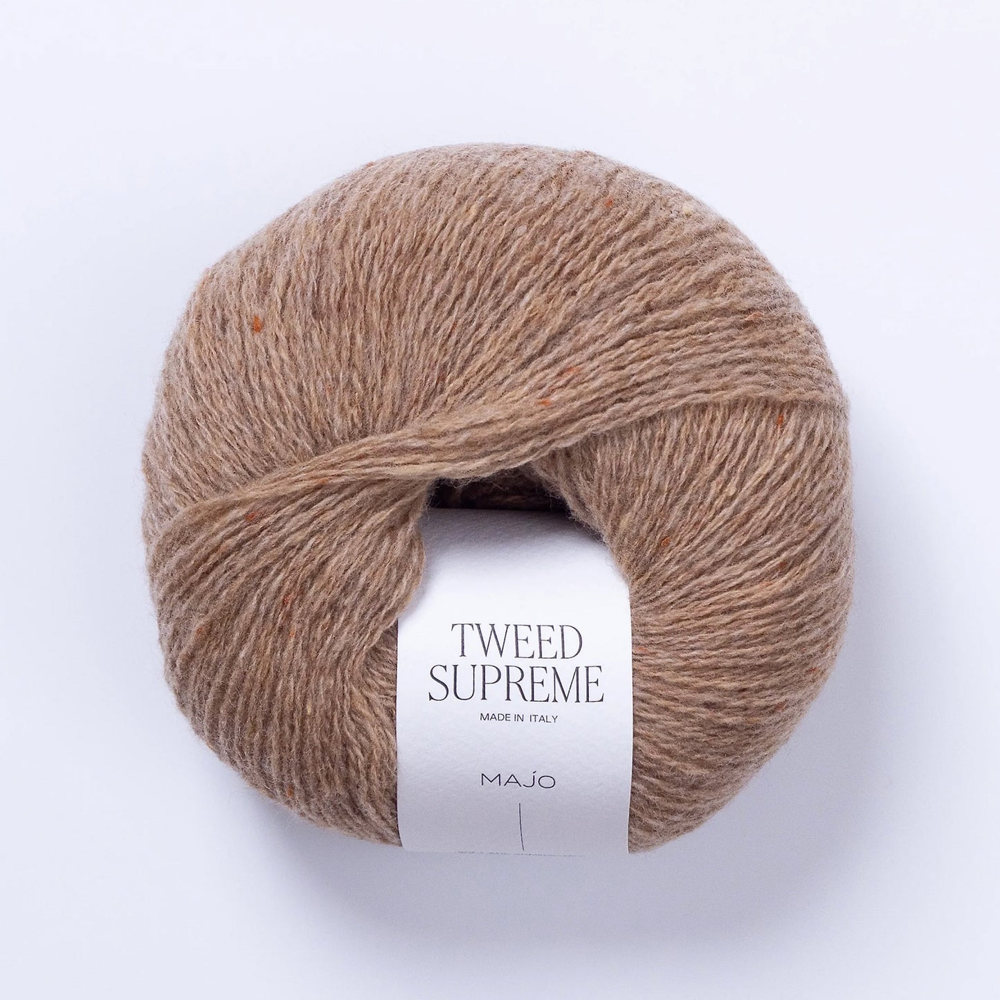 Pelote de Tweed Supreme de Majo Garn coloris 114 Tan