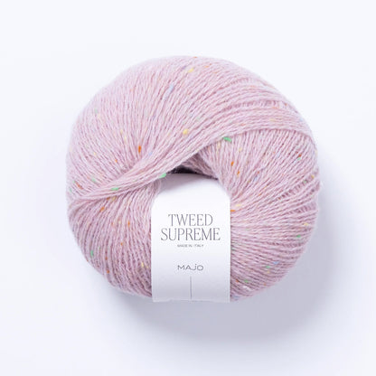 Pelote de Tweed Supreme de Majo Garn coloris 210 Sweet