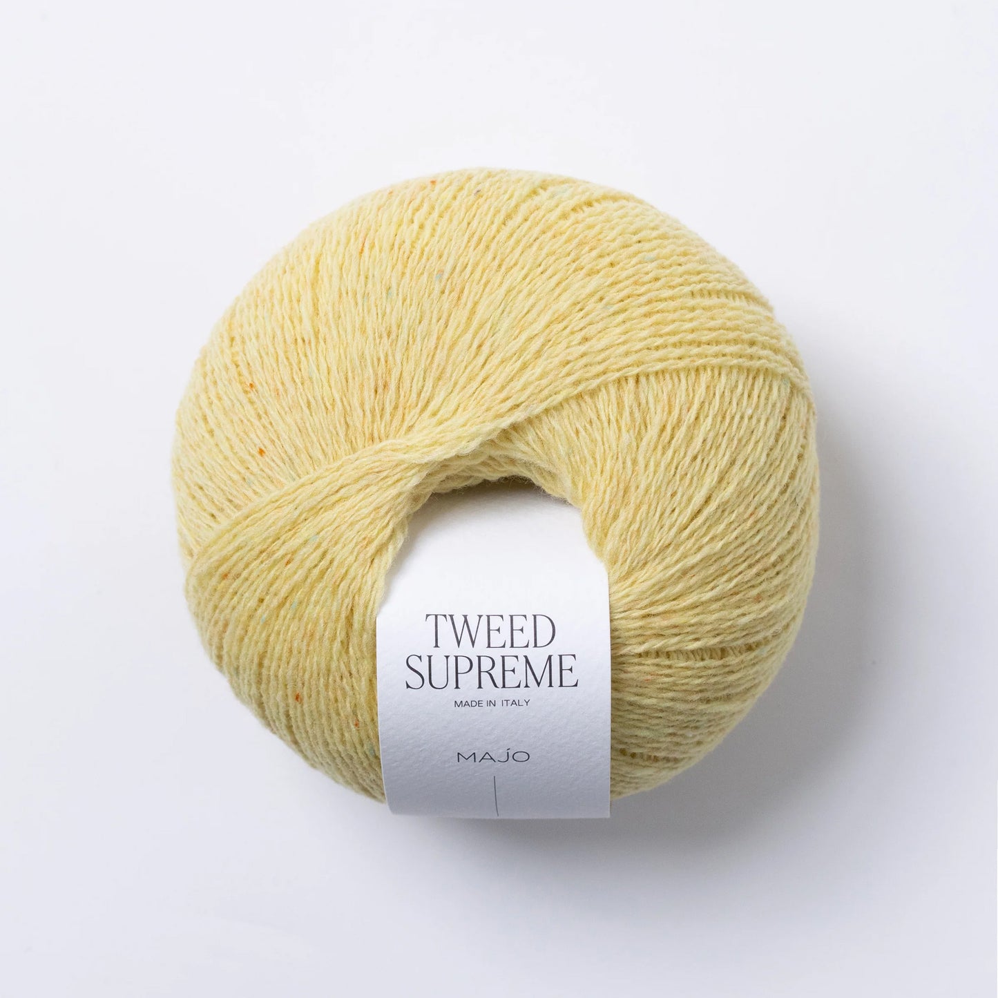 Pelote de Tweed Supreme de Majo Garn coloris 308 Banana