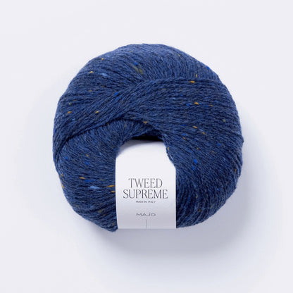 Pelote de Tweed Supreme de Majo Garn coloris 506 Denim