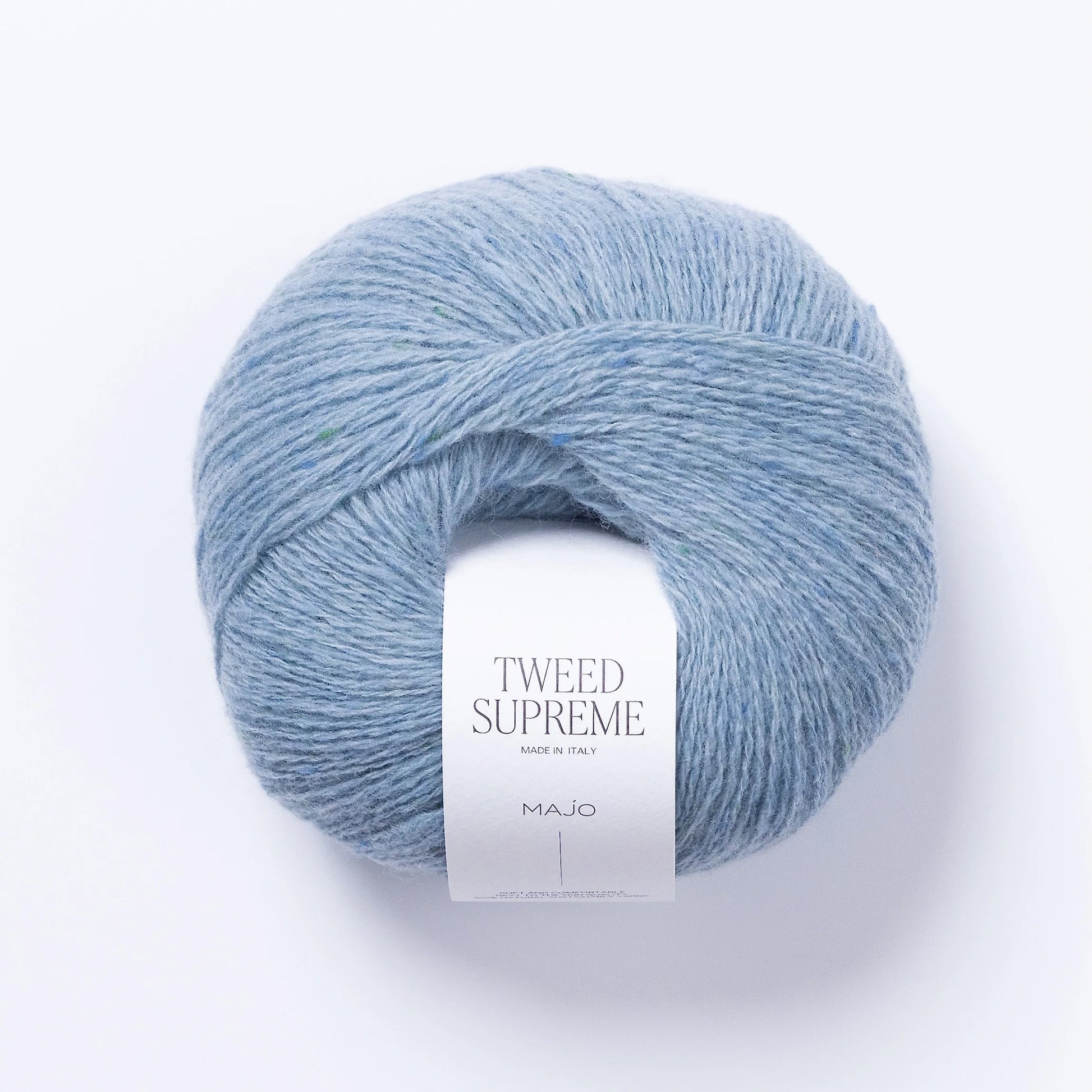 Pelote de Tweed Supreme de Majo Garn coloris 509 Dove Blue