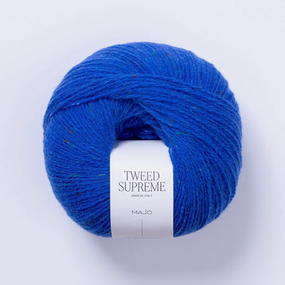 Pelote de Tweed Supreme de Majo Garn coloris 511 Cobalt