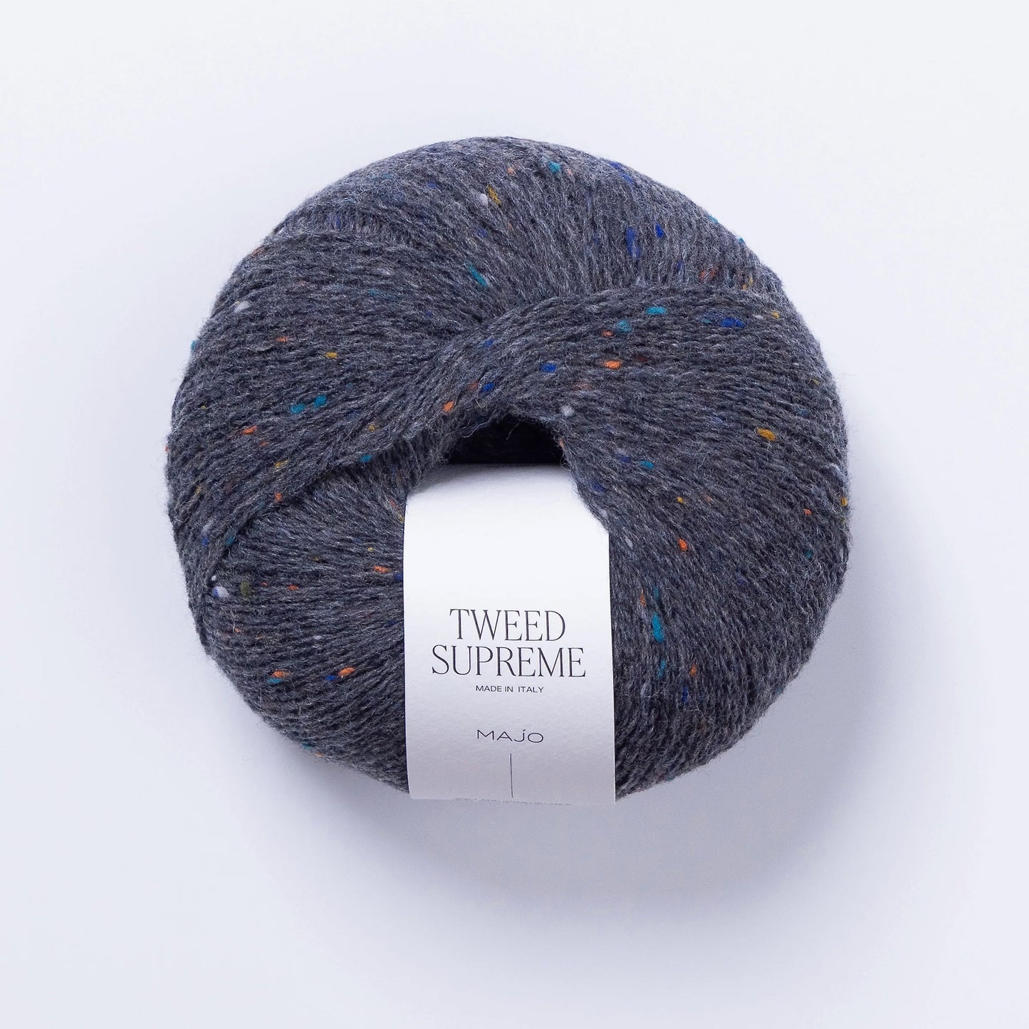 Pelote de Tweed Supreme de Majo Garn coloris 602 Charcoal