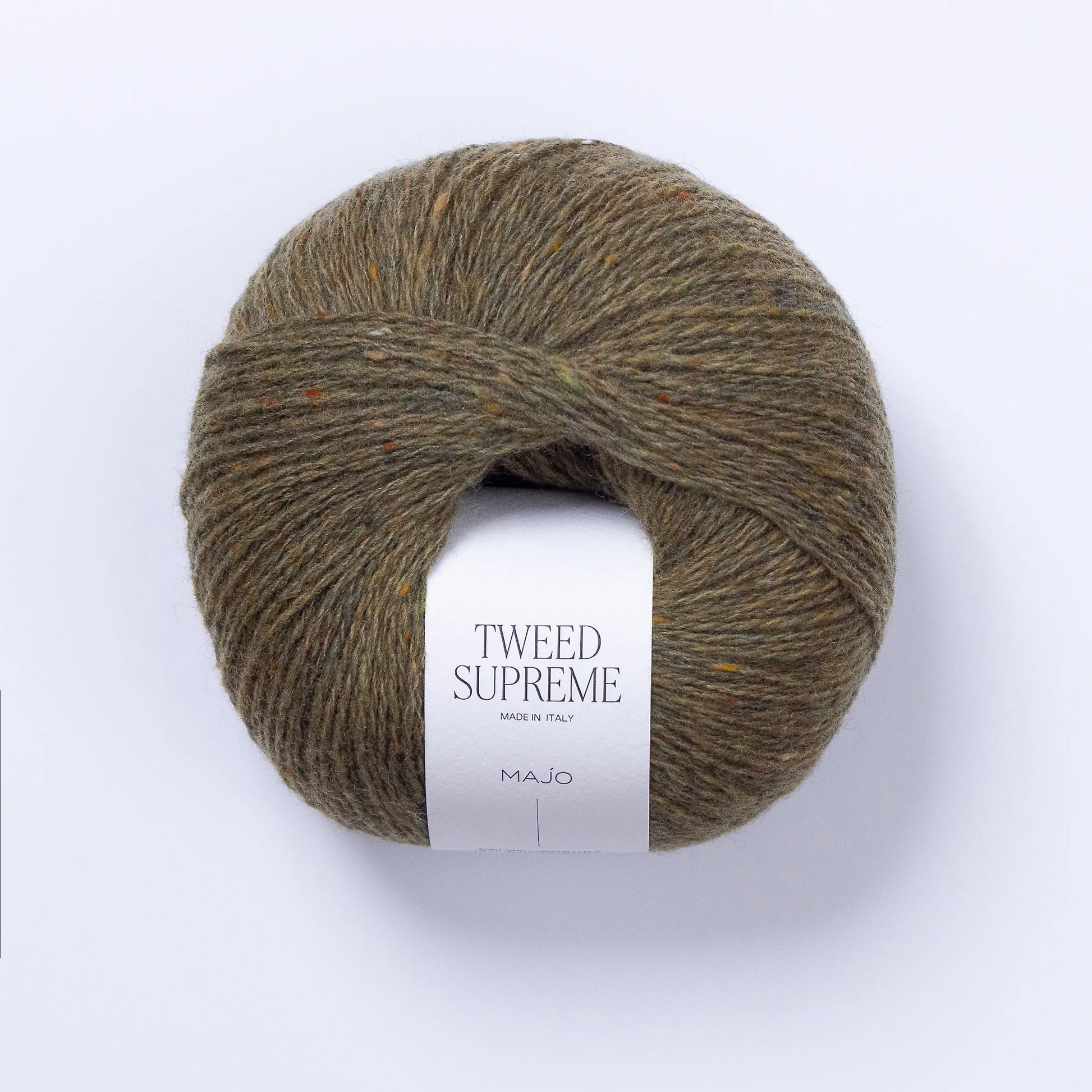 Pelote de Tweed Supreme de Majo Garn coloris 705 Avocado
