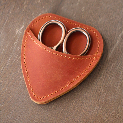 Etui en Cuir pour Mini Ciseaux - NNK Press