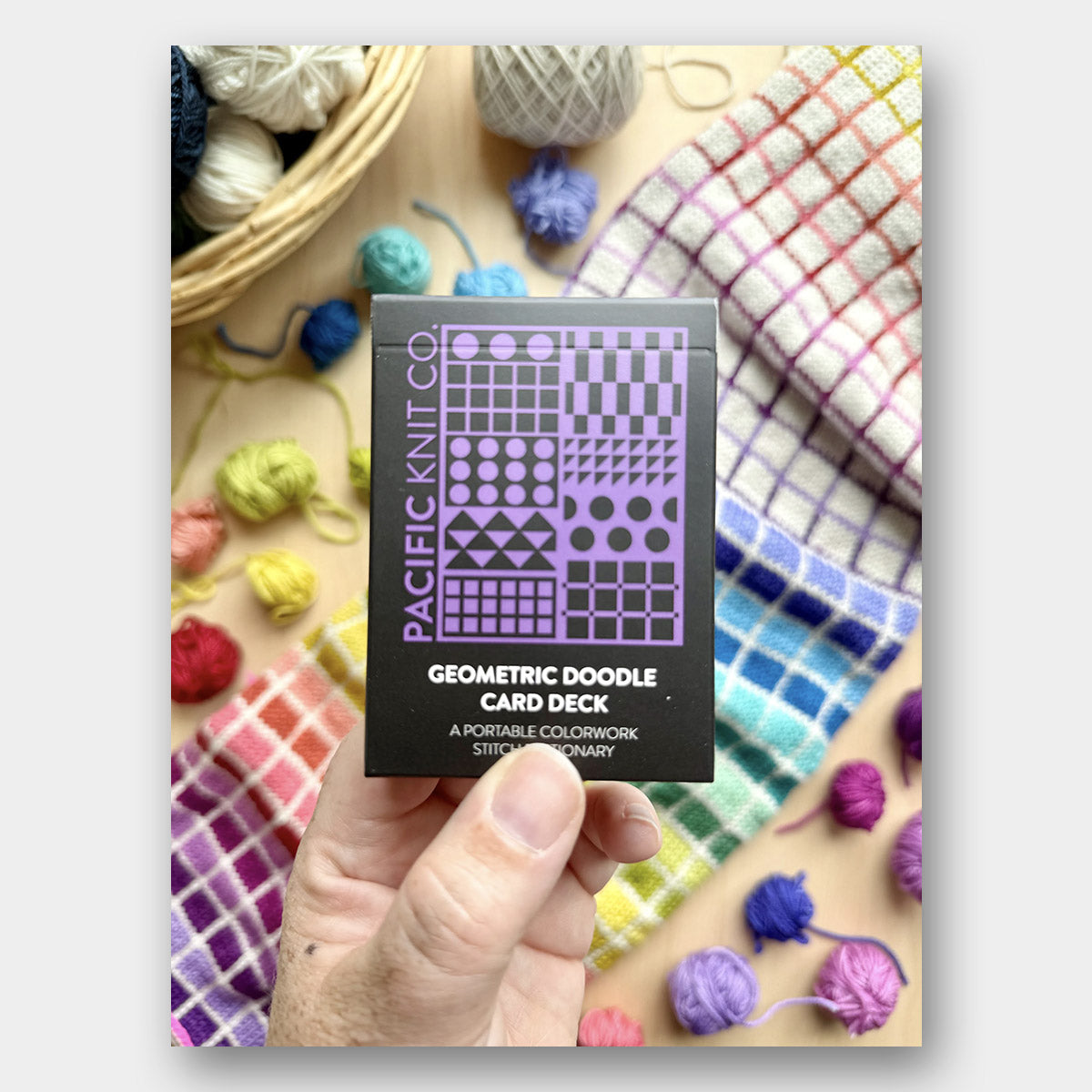 Doodle Card Deck de Pacific Knits Co, modèle Geometric (core pack)