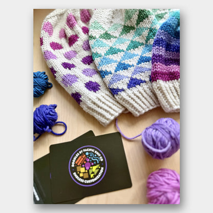 Doodle Card Deck de Pacific Knits Co, modèle Geometric (core pack)