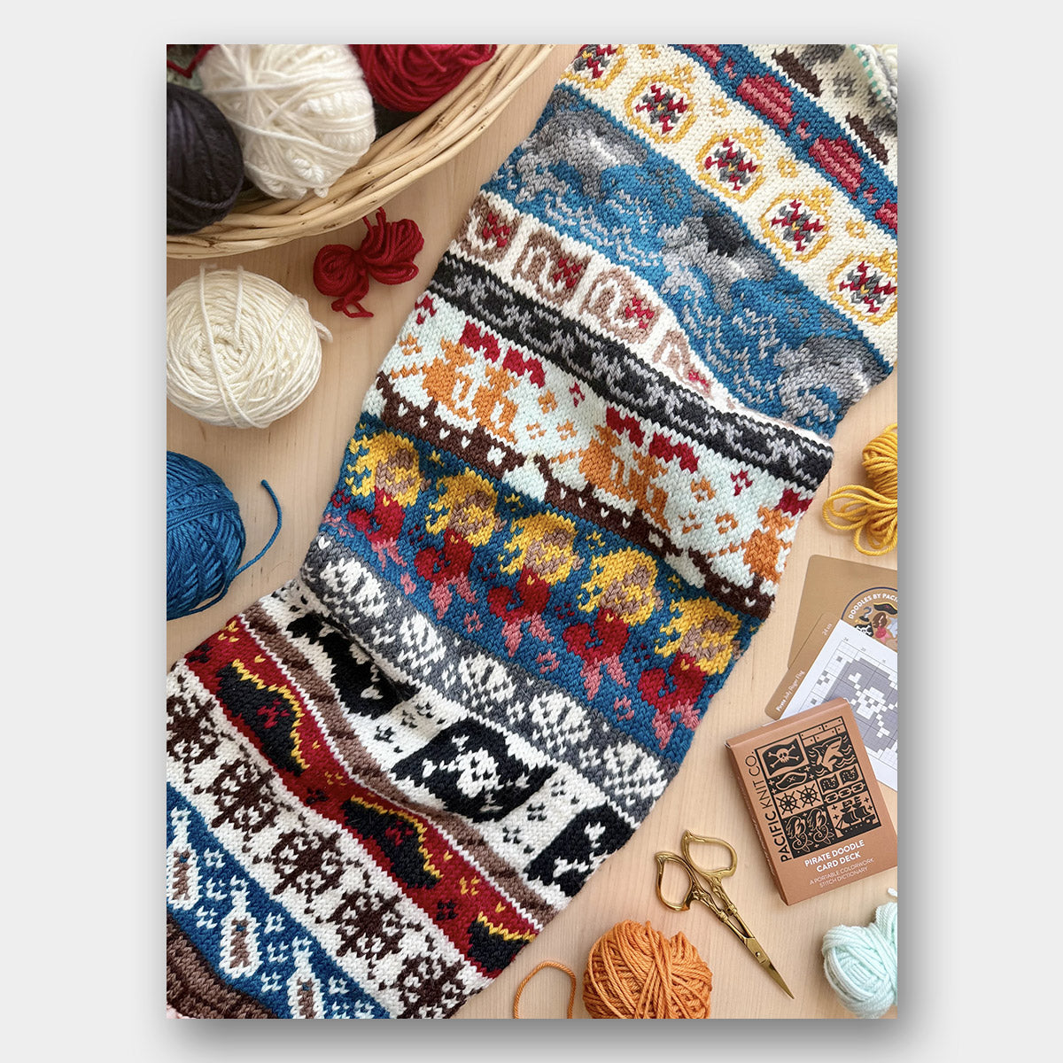 Doodle Card Deck de Pacific Knits Co, modèle Pirate (expansion pack)