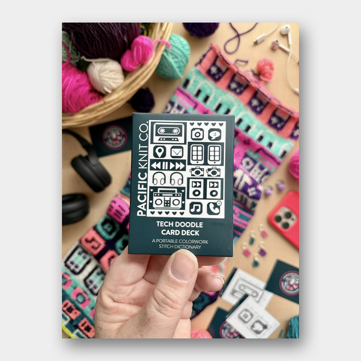 Doodle Card Deck de Pacific Knits Co, modèle Tech (expansion pack)