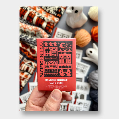 Doodle Card Deck de Pacific Knits Co, modèle Haunted (expansion pack)