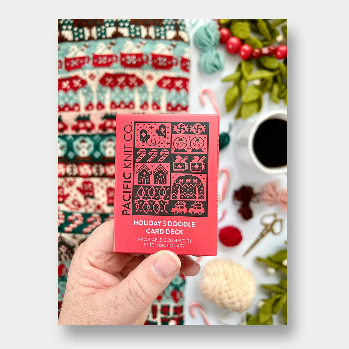 Doodle Card Deck de Pacific Knits Co, modèle Holiday 3 (expansion pack)