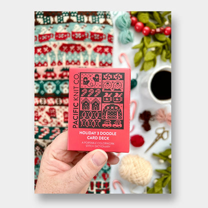 Doodle Card Deck de Pacific Knits Co, modèle Holiday 3 (expansion pack)