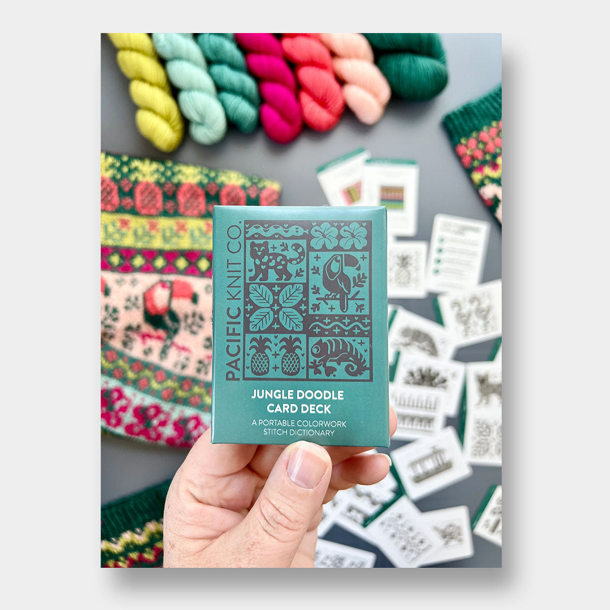 Doodle Card Deck de Pacific Knits Co, modèle Jungle (expansion pack)