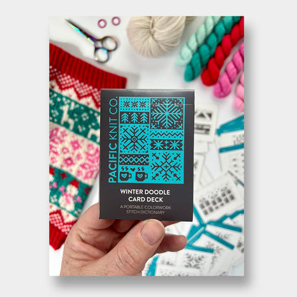 Doodle Card Deck de Pacific Knits Co, modèle Winter (core deck)