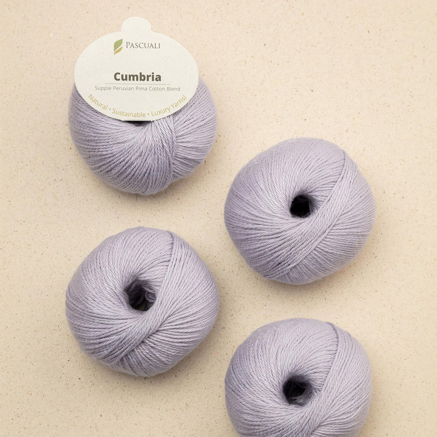 Pelote de Cumbria de Pascuali, coloris 317 Lilas