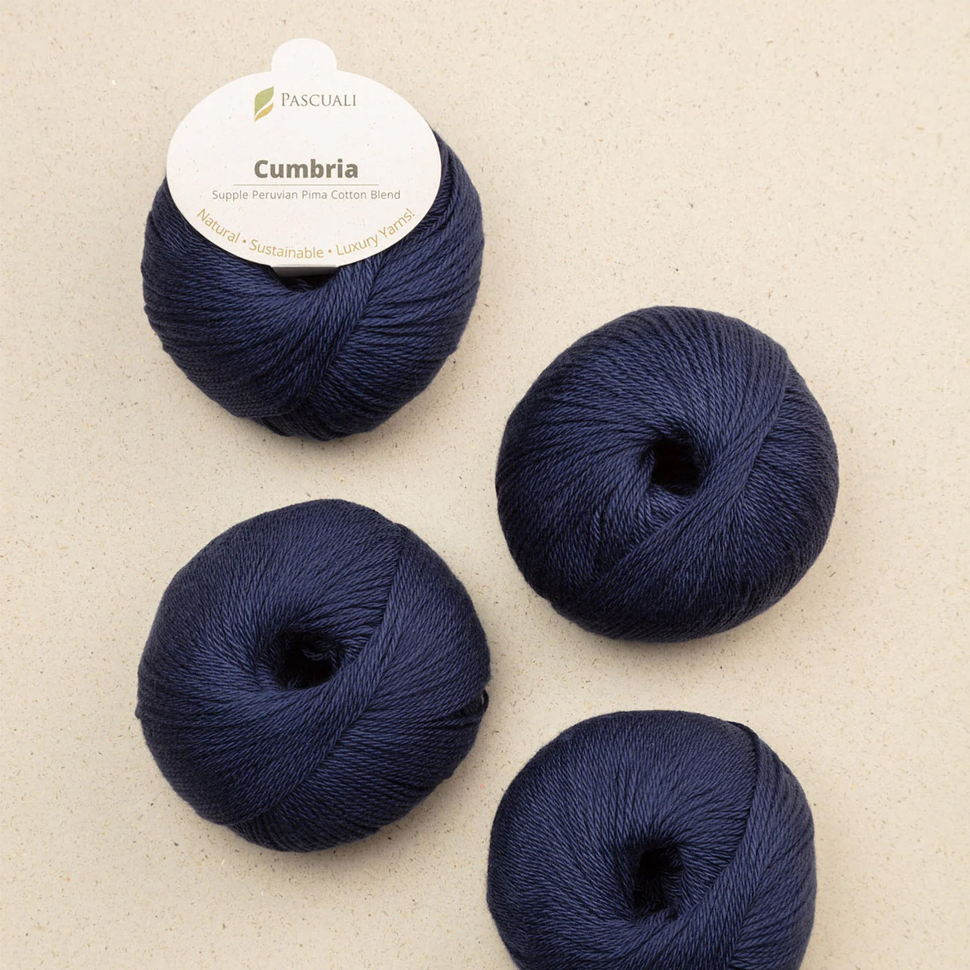Pelote de Cumbria de Pascuali, coloris 338 Marine