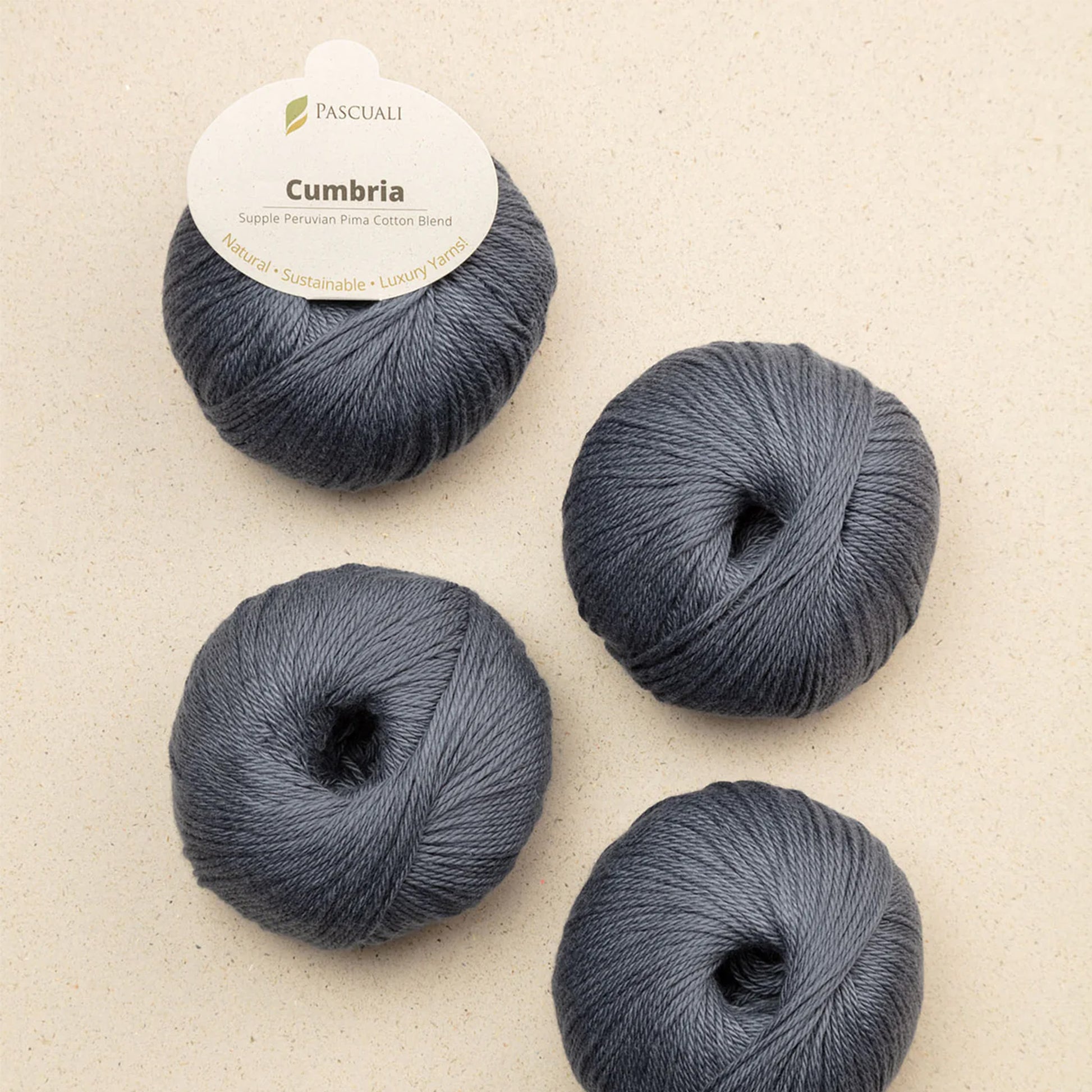 Pelote de Cumbria de Pascuali, coloris 341 Plomb