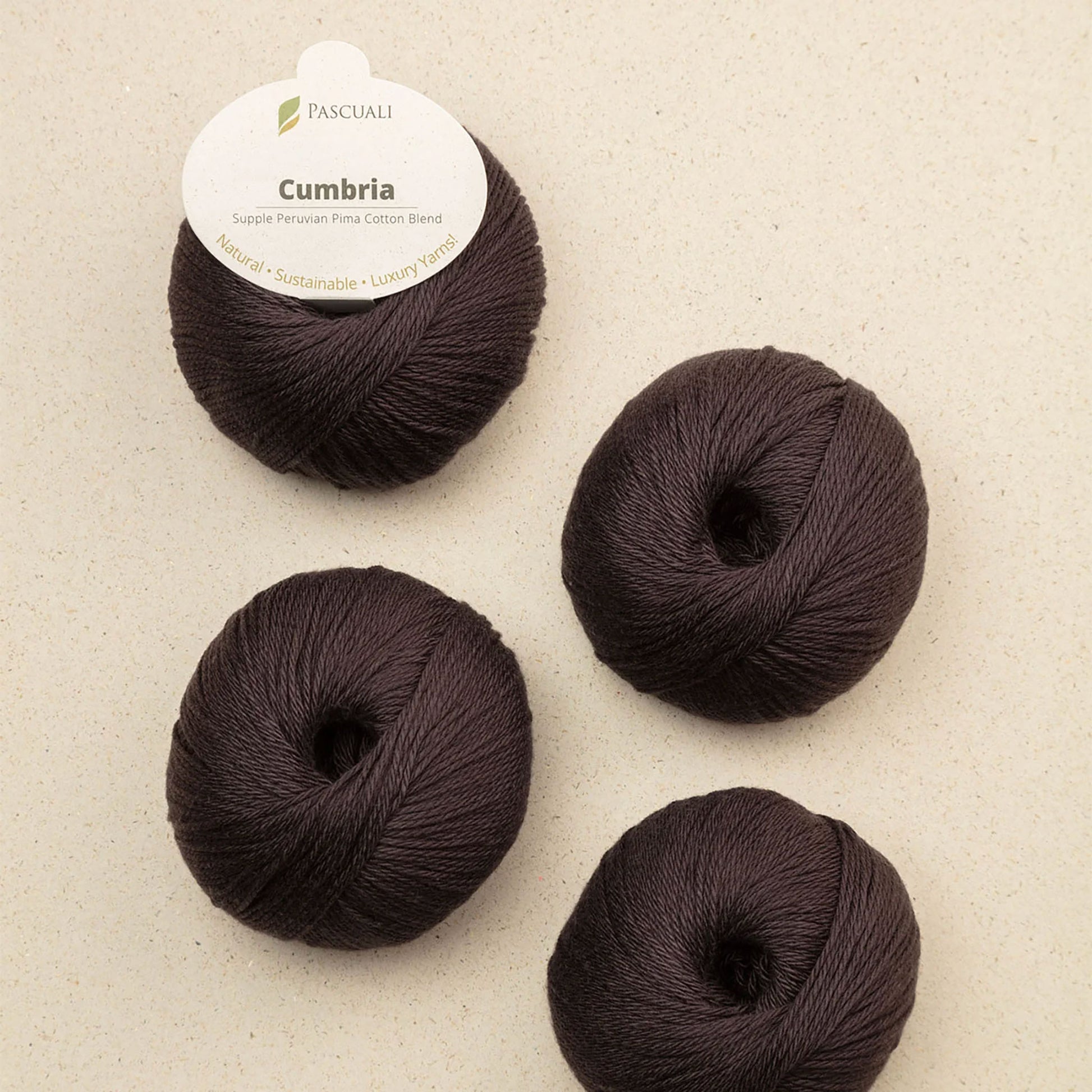 Pelote de Cumbria de Pascuali, coloris 347 Espresso