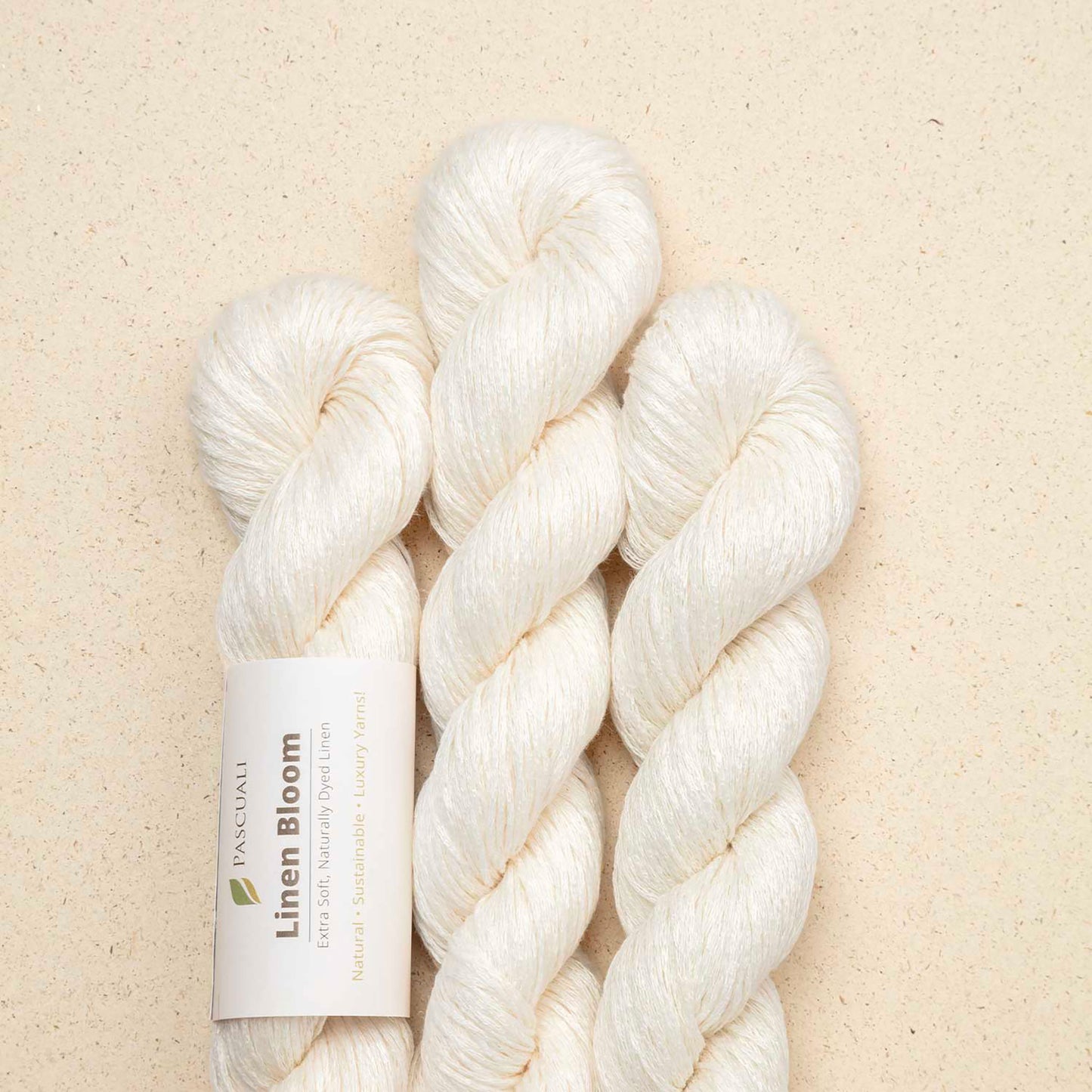 Echeveaux de Linen Bloom de Pascuali coloris 01 Freshwater Pearl