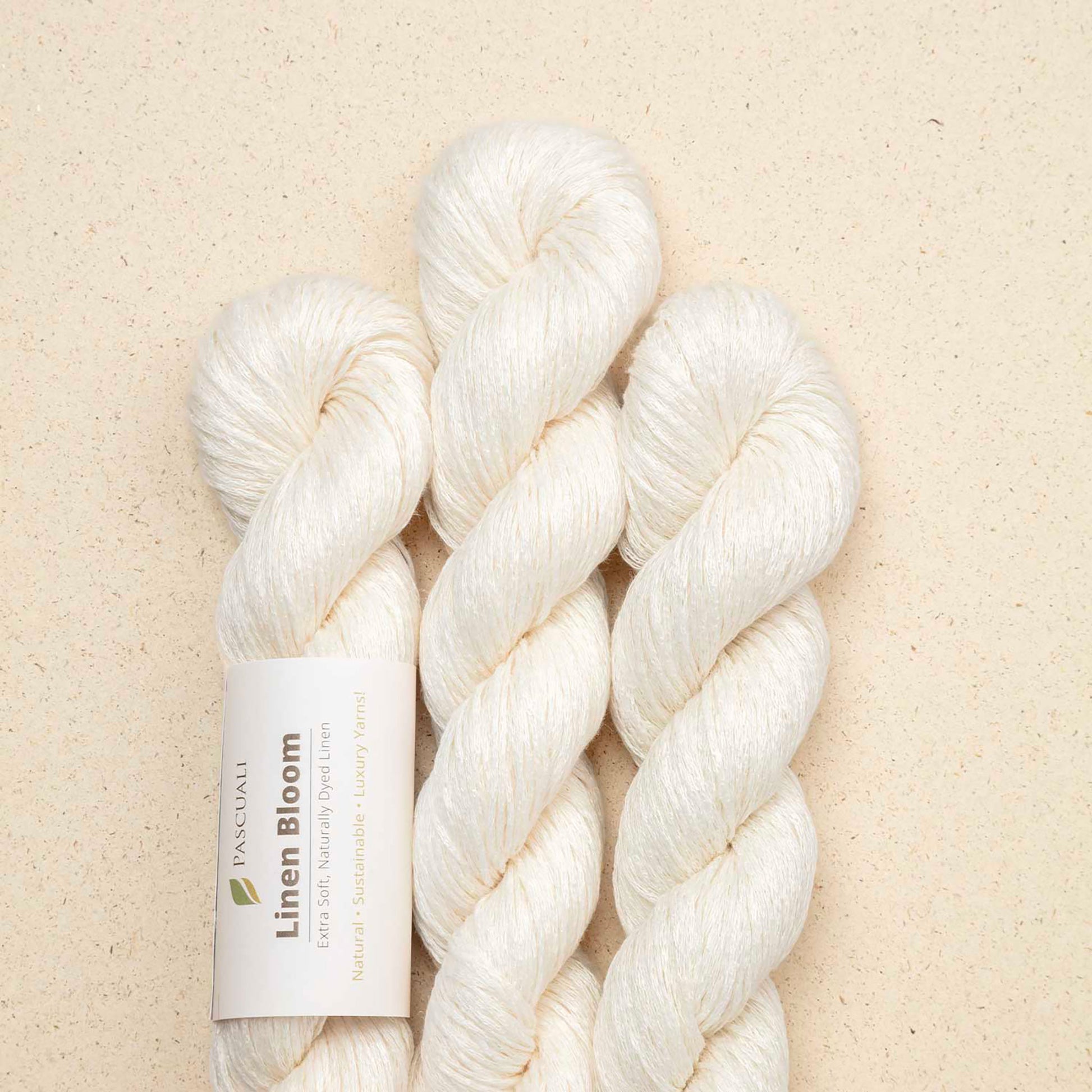 Echeveaux de Linen Bloom de Pascuali coloris 01 Freshwater Pearl
