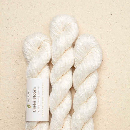 Echeveaux de Linen Bloom de Pascuali coloris 01 Freshwater Pearl