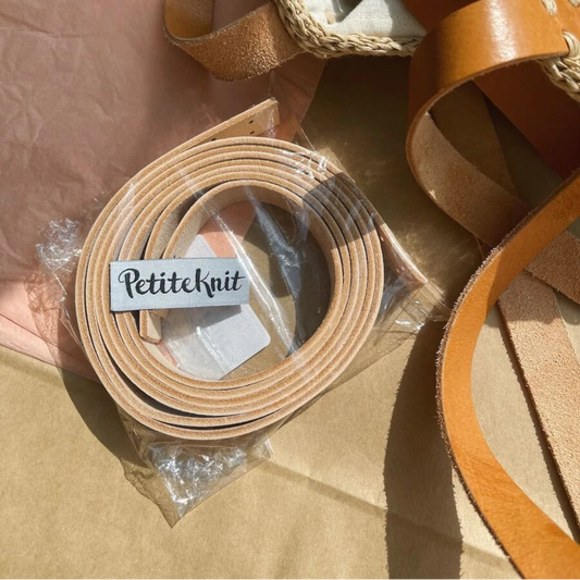 Anses en Cuir pour Sacs - PetiteKnit