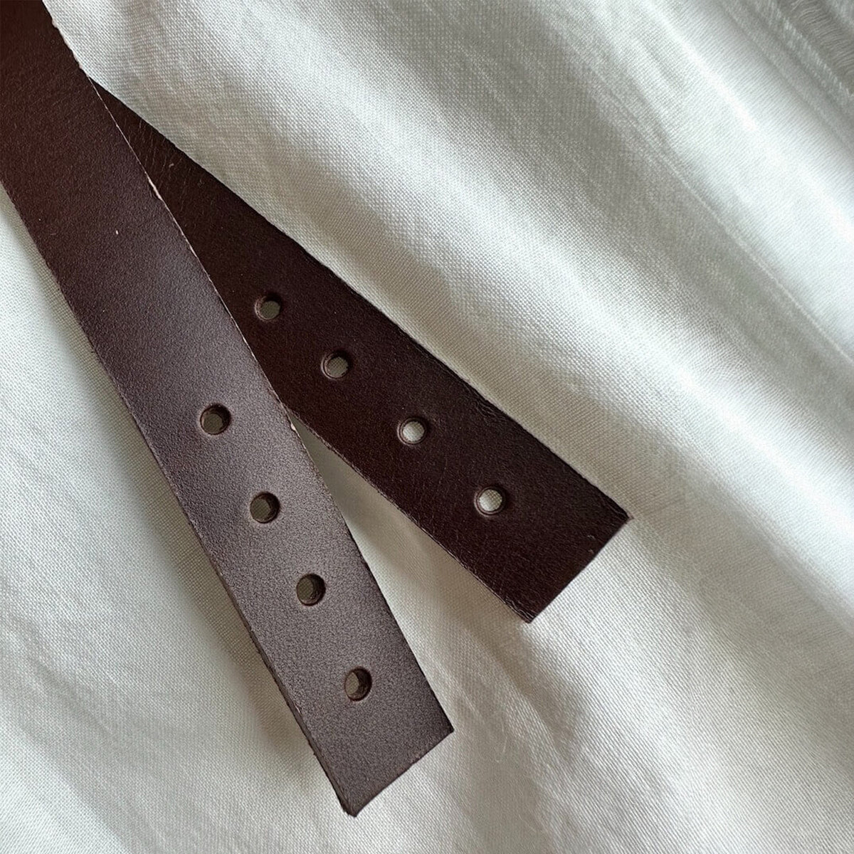 Anses en cuir pour le Florence Bag de PetiteKnit coloris Dark Brown