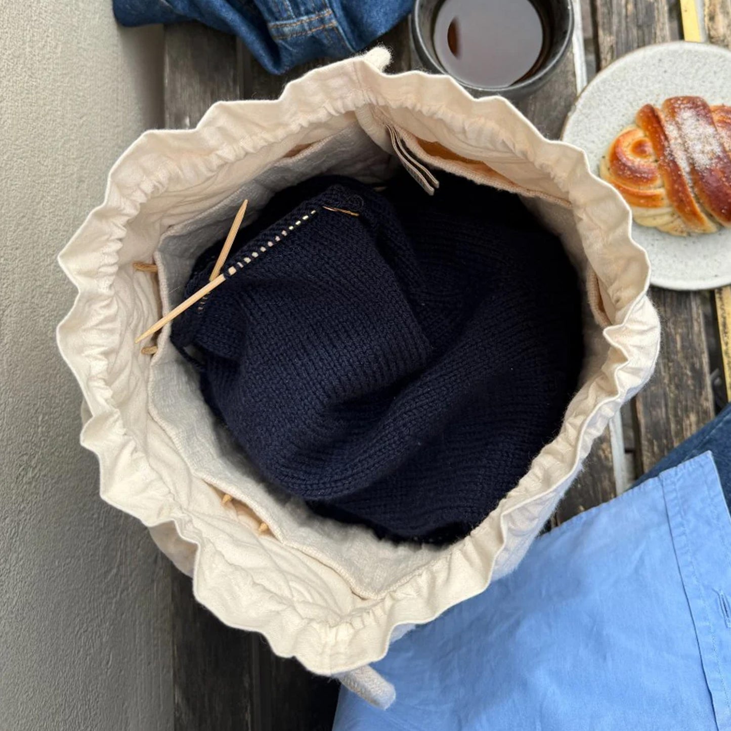 Sac à projet de PetiteKnit, édition limitée Cloud