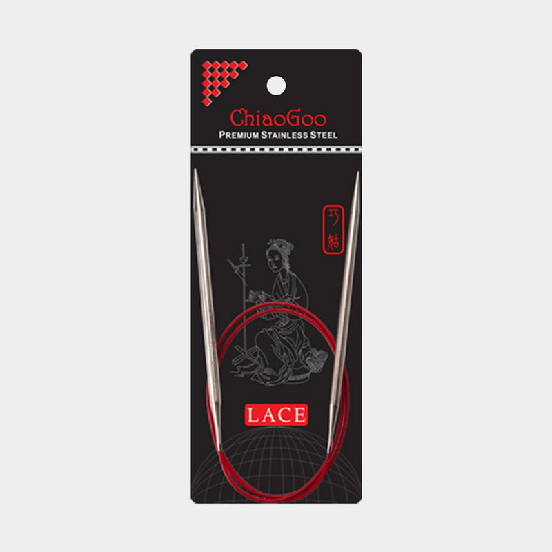 Aiguilles Circulaires Fixes Red Lace 60cm - ChiaoGoo