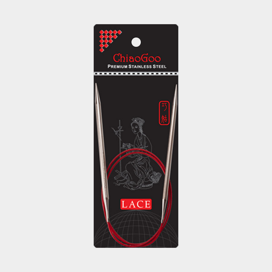 Aiguilles Circulaires Fixes Red Lace 80cm - ChiaoGoo