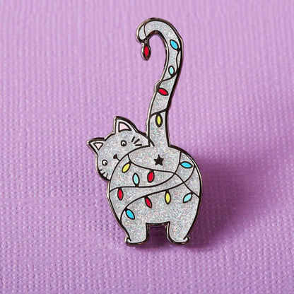 Pin's de Punky Pins modèle Christmas Kitty