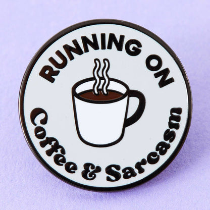 Pin's de Punky Pins modèle Coffee and Sarcasm