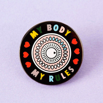 Pin's de Punky Pins modèle My Body My Rules