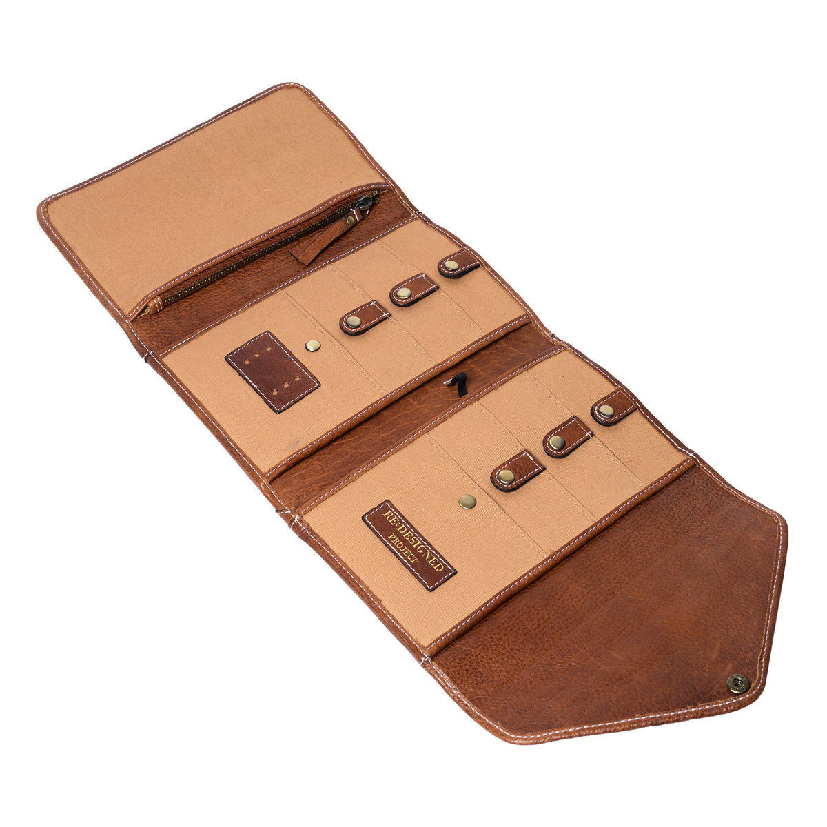 Pochette à aiguilles circulaires fixes P0123 de Re:Designed coloris Walnut