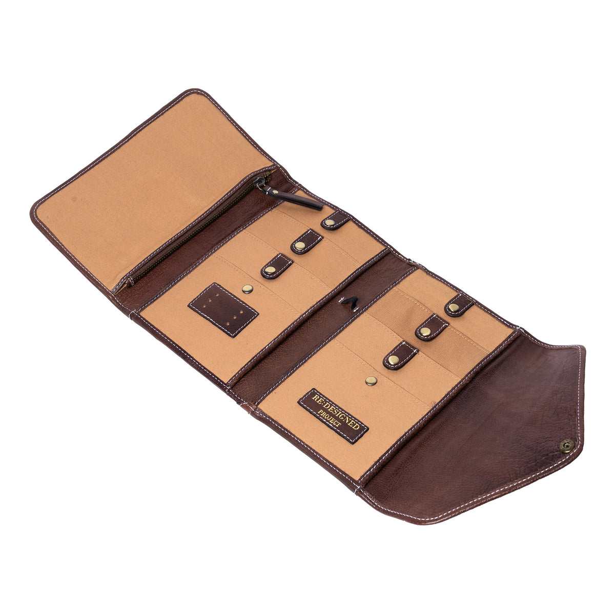 Pochette à aiguilles circulaires fixes P0123 de Re:Designed coloris Woodsmoke