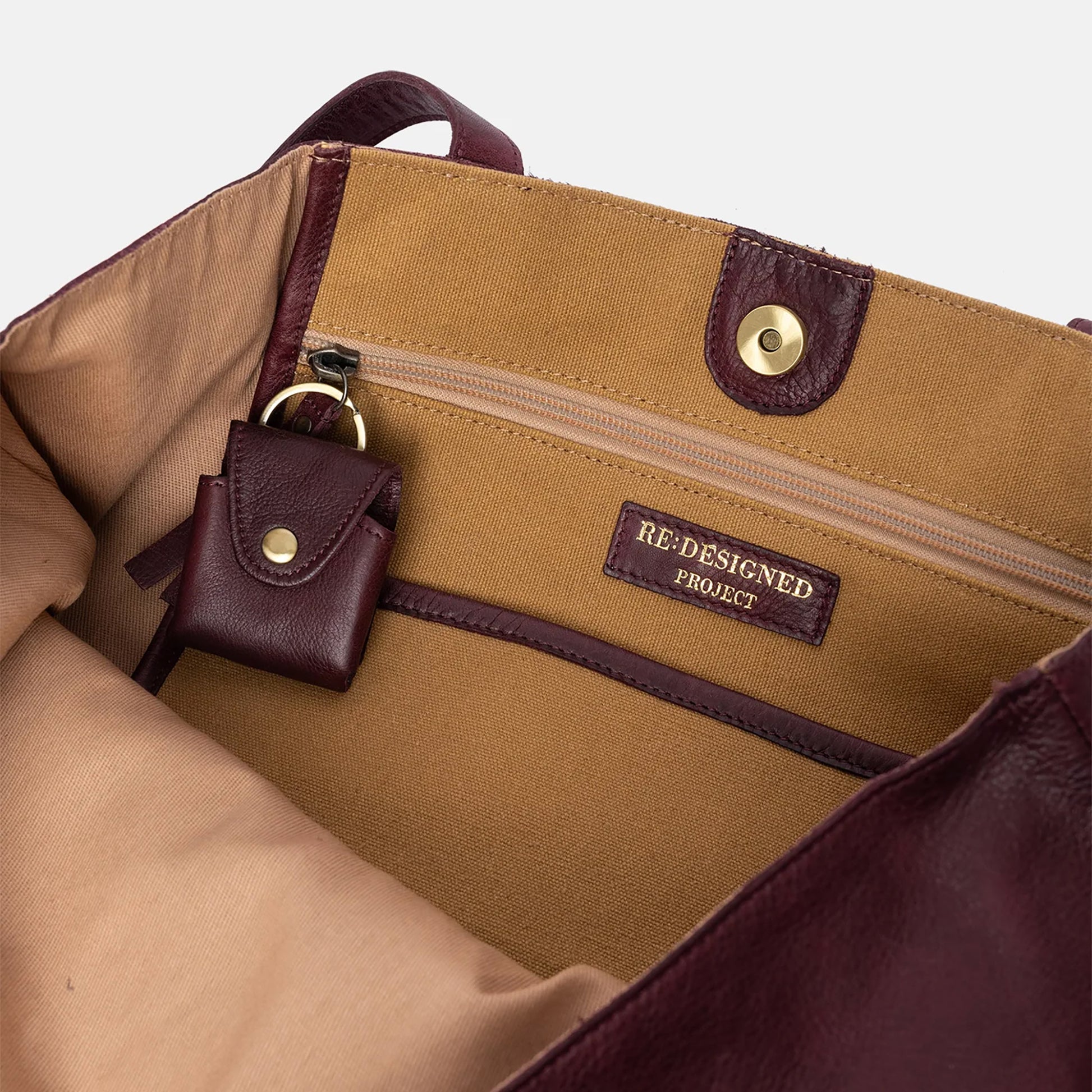 Sac cabas Re:Designed modèle P019 coloris Dark Cherry