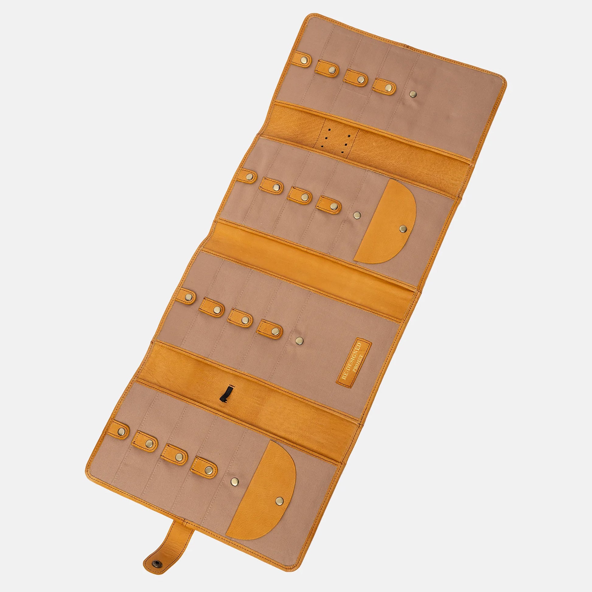 Pochette à aiguilles circulaires fixes Re:Designed P082 coloris Retro Yellow