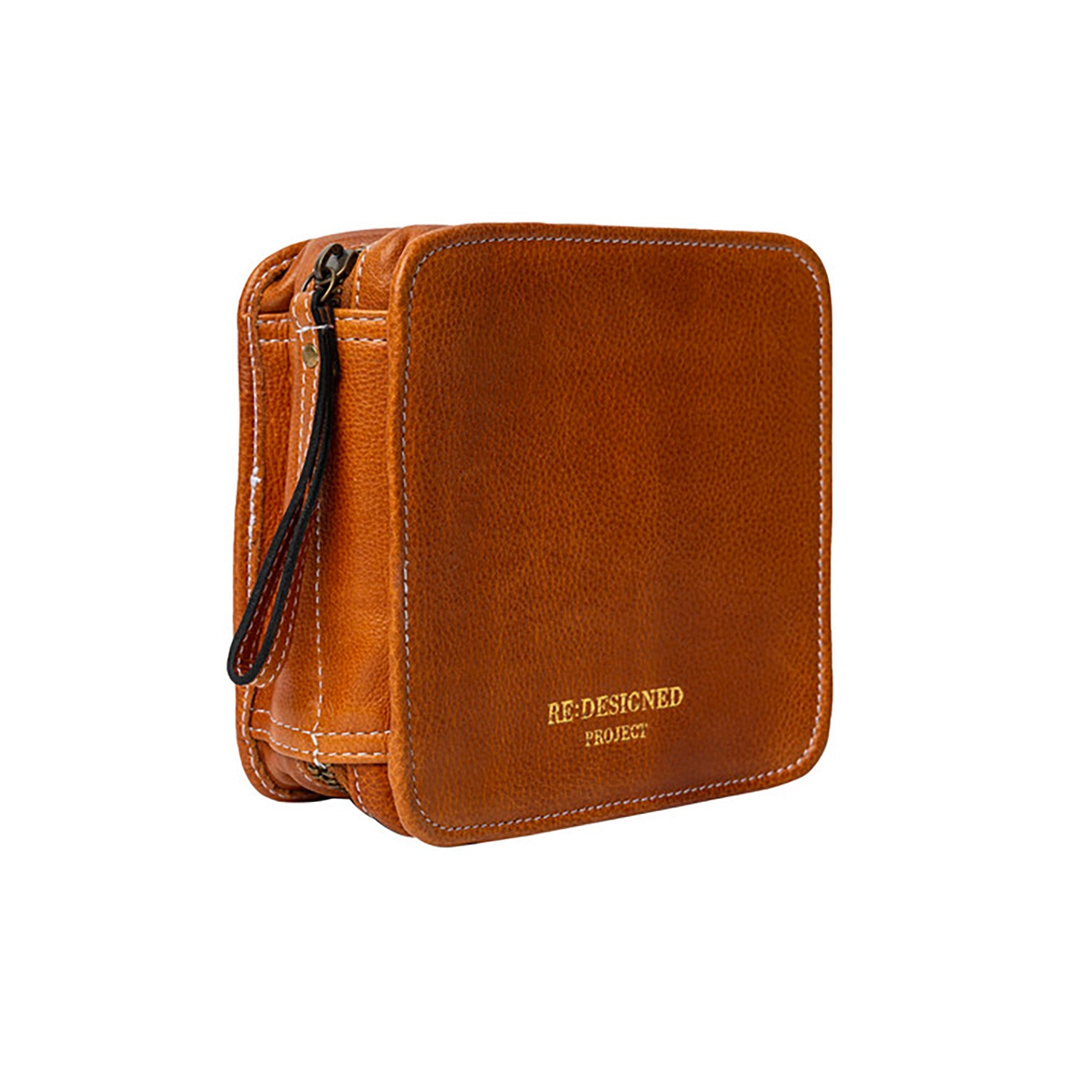 Pochette pour aiguilles circulaires interchangeables P083 de Re:Designed coloris Burned Tan