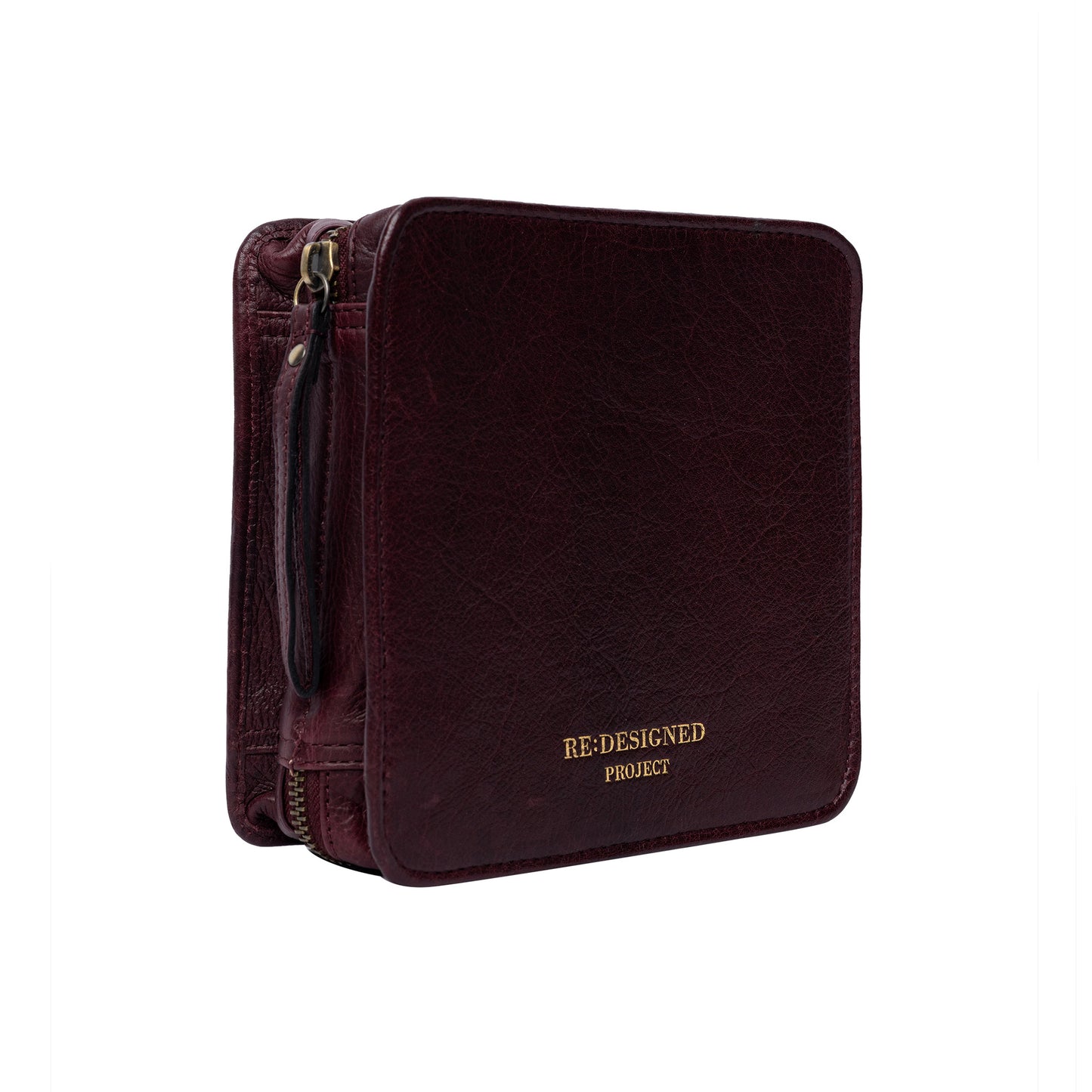 Pochette pour aiguilles circulaires interchangeables P083 de Re:Designed coloris Dark Cherry