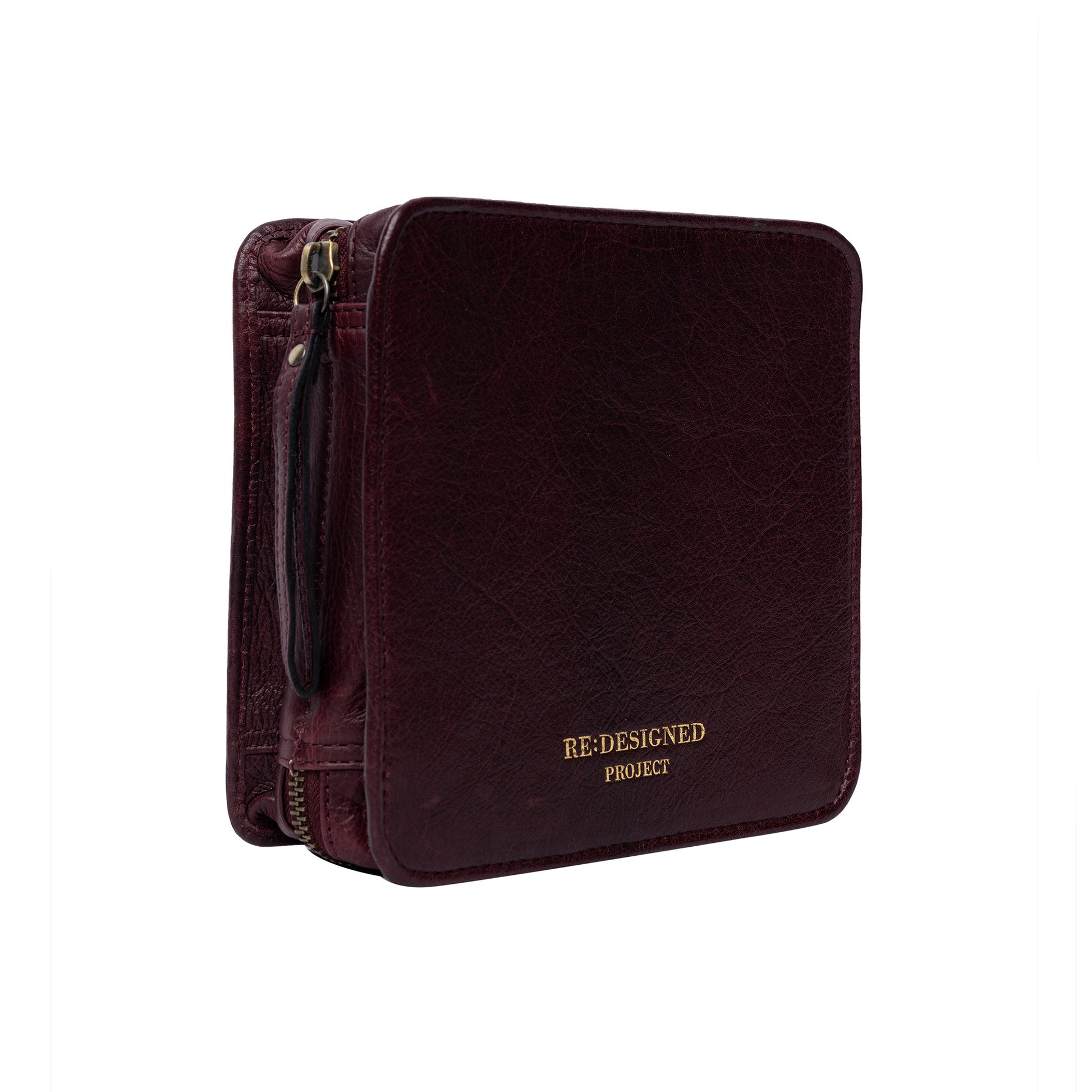 Pochette pour aiguilles circulaires interchangeables P083 de Re:Designed coloris Dark Cherry