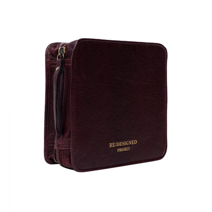 Pochette pour aiguilles circulaires interchangeables P083 de Re:Designed coloris Dark Cherry